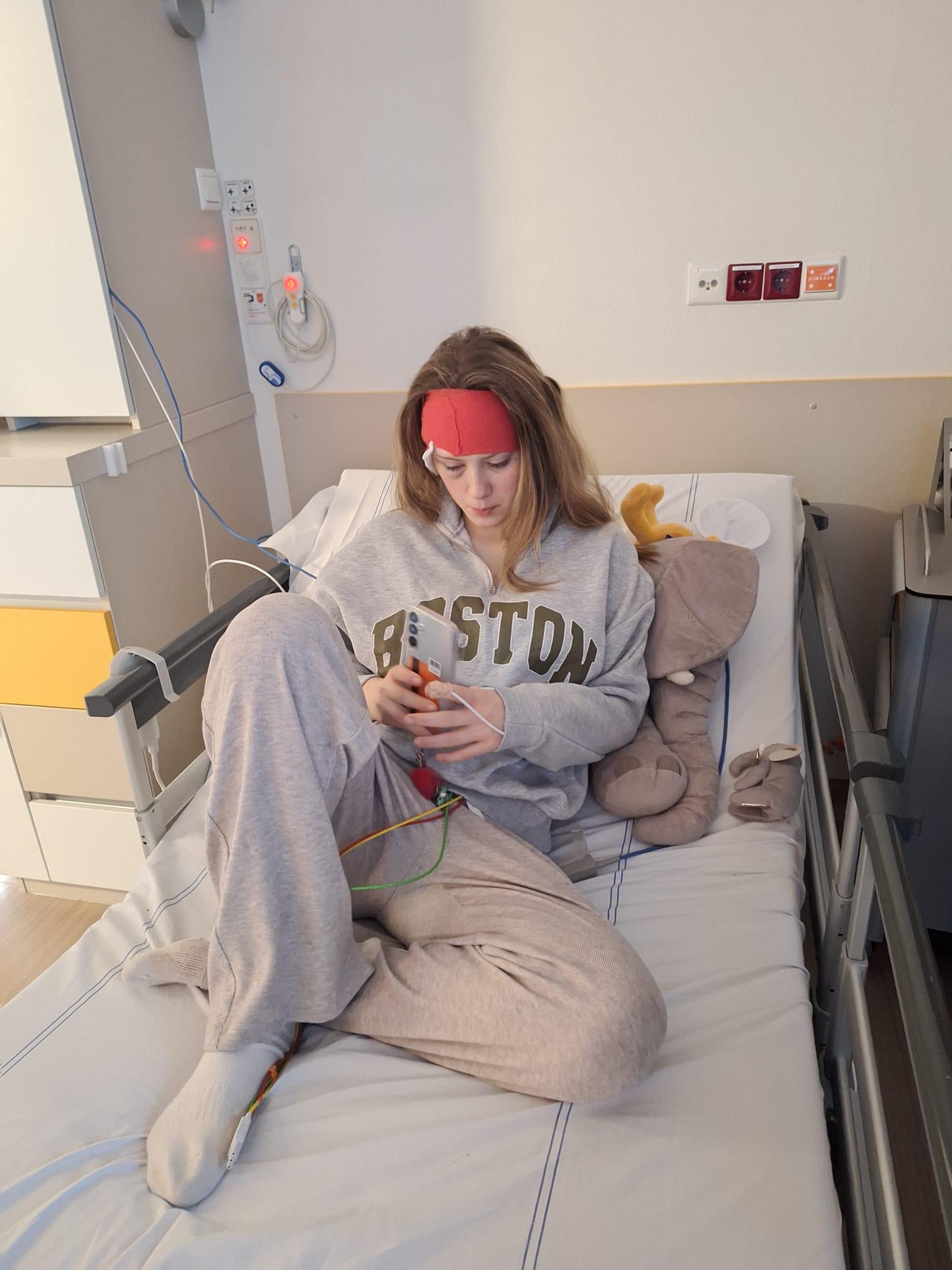 Ise in het ziekenhuis